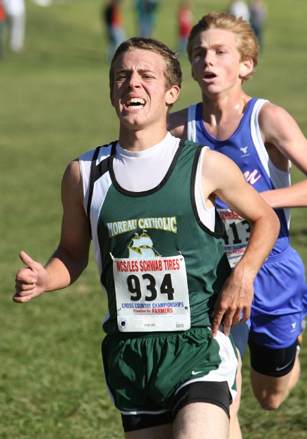 NCS XC D4 Boys-117.JPG - 2009 North Coast Section Cross Country Championships, Hayward High School, Hayward, California